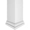 Ekena Millwork Craftsman Classic Square Non-Tapered, Smooth PVC Column, Prairie Capital & Prairie Base CC1009ENPPRPR - alternate 4